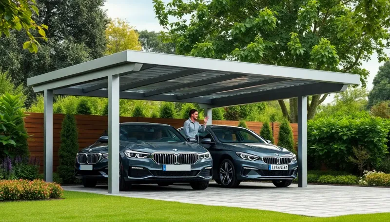 Comment choisir un carport 2 voitures fermé pour votre jardin